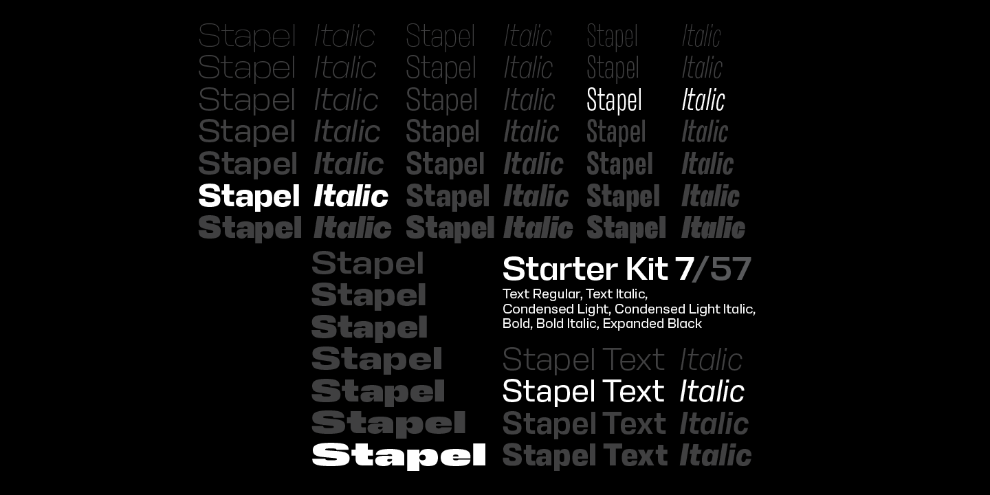 Ejemplo de fuente Stapel #10